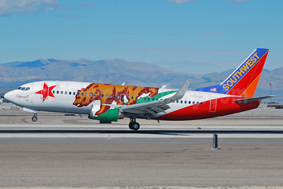 Southwest 737-300 WL N609SW (California 1)(Ldg) LAS (EMY)(46)-S